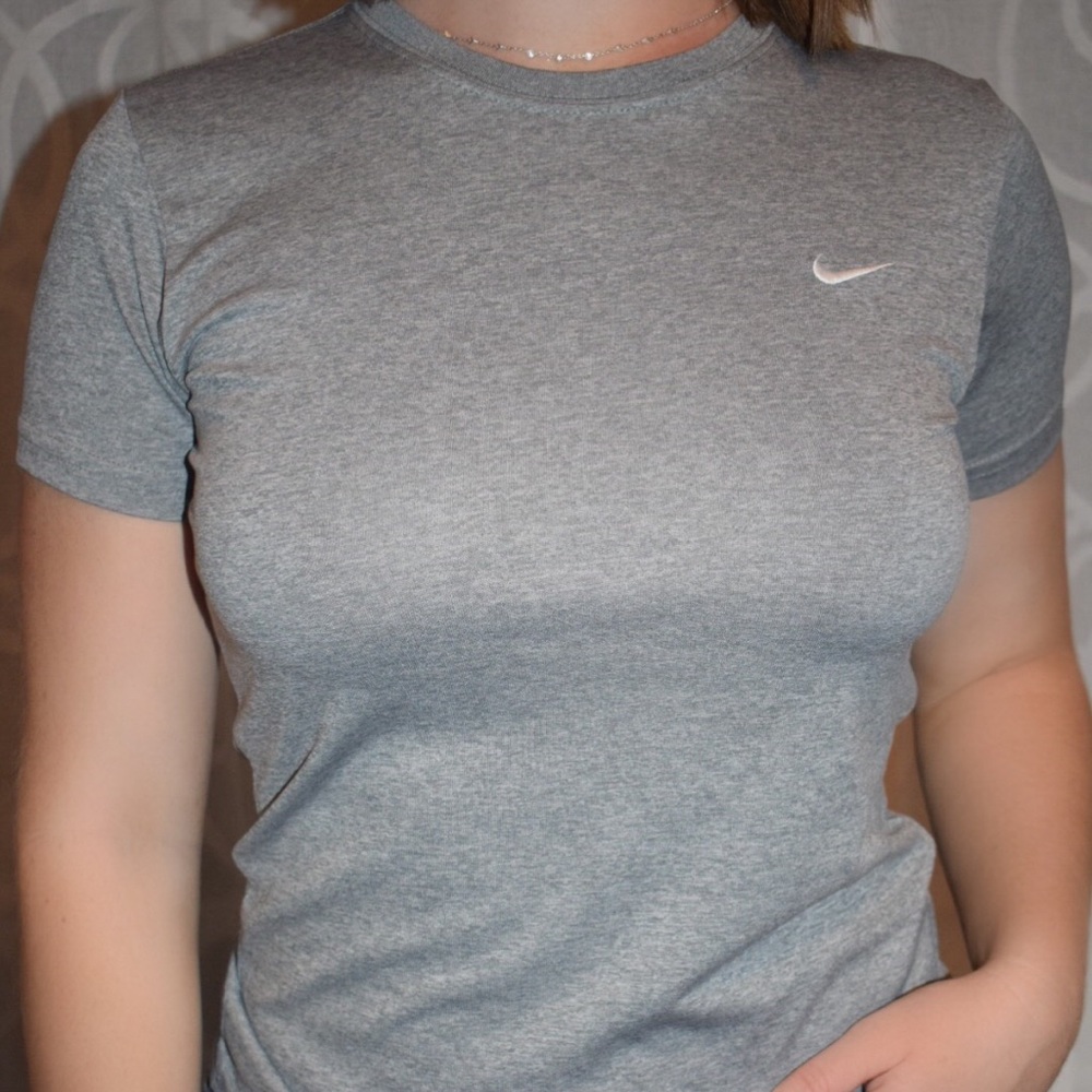 Grey Nike Dry-Fit Shirt